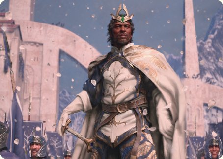 {A} Aragorn, King of Gondor Art Card [The Lord of the Rings: Tales of Middle-earth Art Series][ALTR 057]