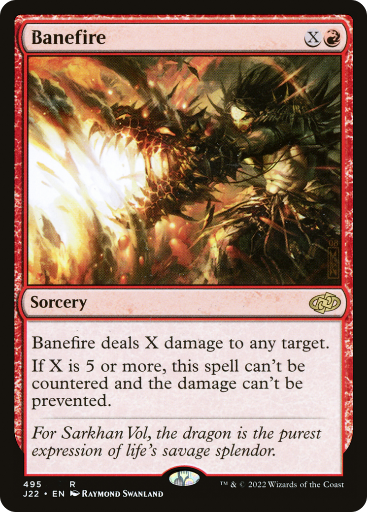 {R} Banefire [Jumpstart 2022][J22 495]