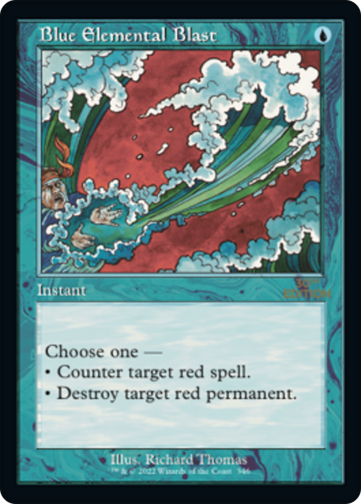 {C} Blue Elemental Blast (Retro) [30th Anniversary Edition][30A 346]