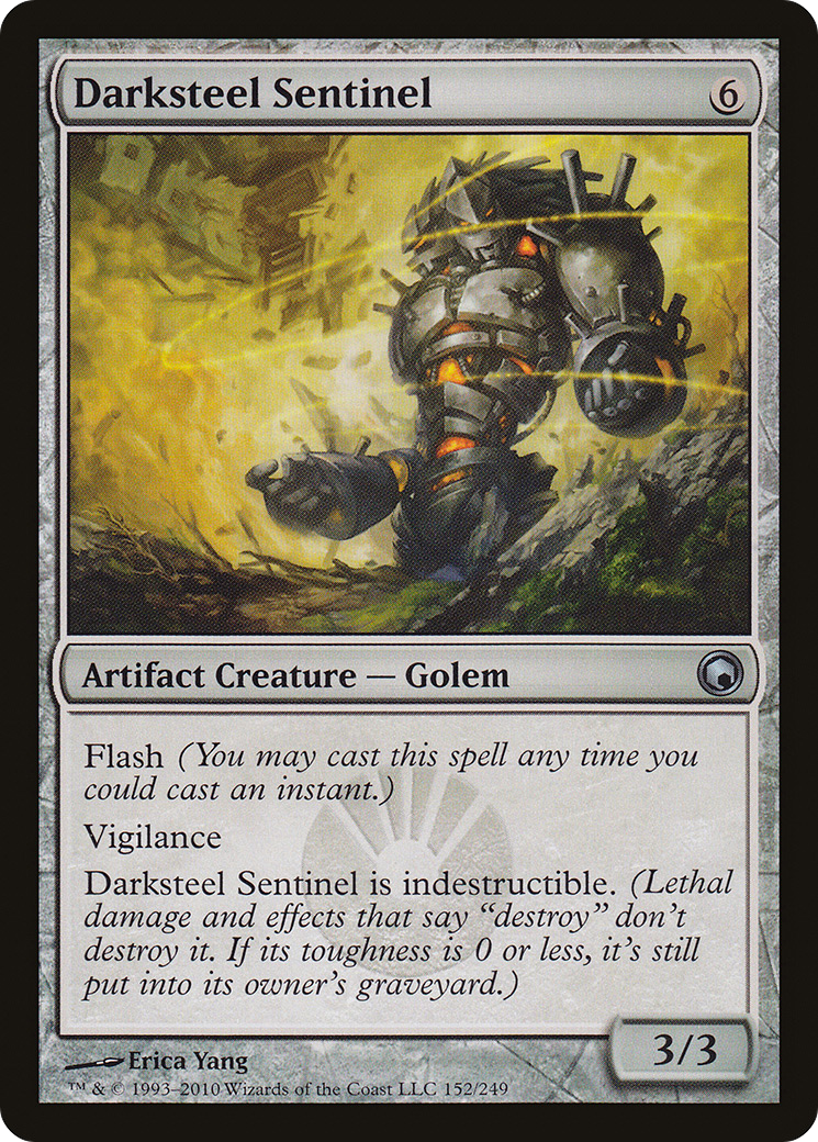 {C} Darksteel Sentinel [Scars of Mirrodin][SOM 152]