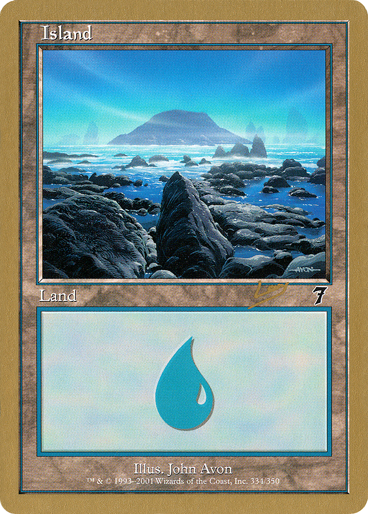 {B}[GB WC02 RL334] Island (rl334) (Raphael Levy) [World Championship Decks 2002]