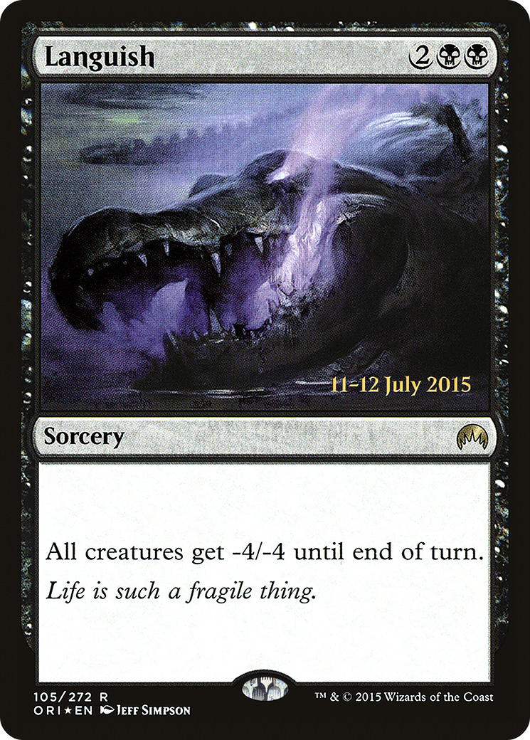 {R} Languish [Magic Origins Prerelease Promos][PR ORI 105] - Misty Mountain Games