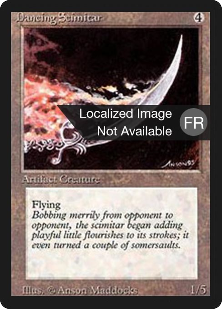{F} Dancing Scimitar [Foreign Black Border][FBB 3ED 243]