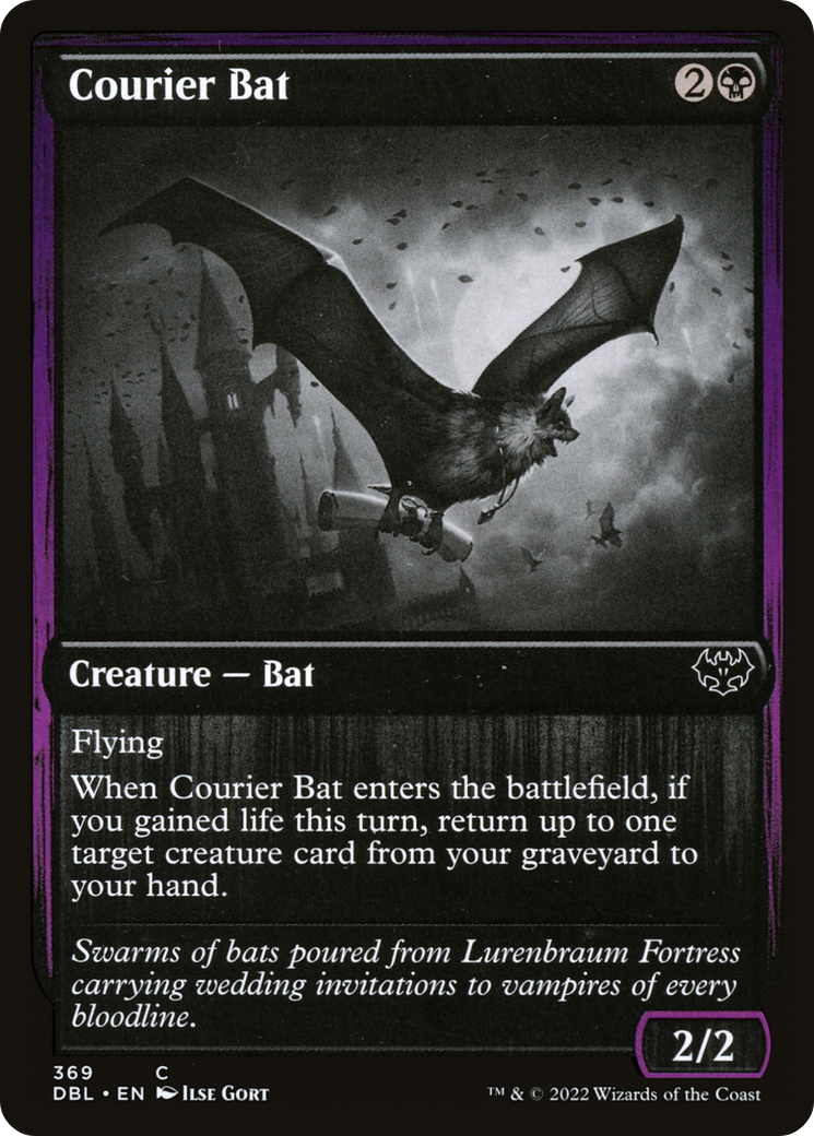 {C} Courier Bat [Innistrad: Double Feature][DBL 369]
