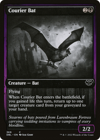 {C} Courier Bat [Innistrad: Double Feature][DBL 369]