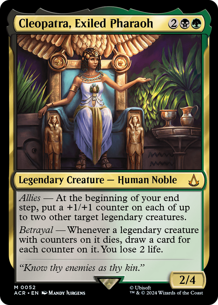 {R} Cleopatra, Exiled Pharaoh [Assassin's Creed][ACR 052]