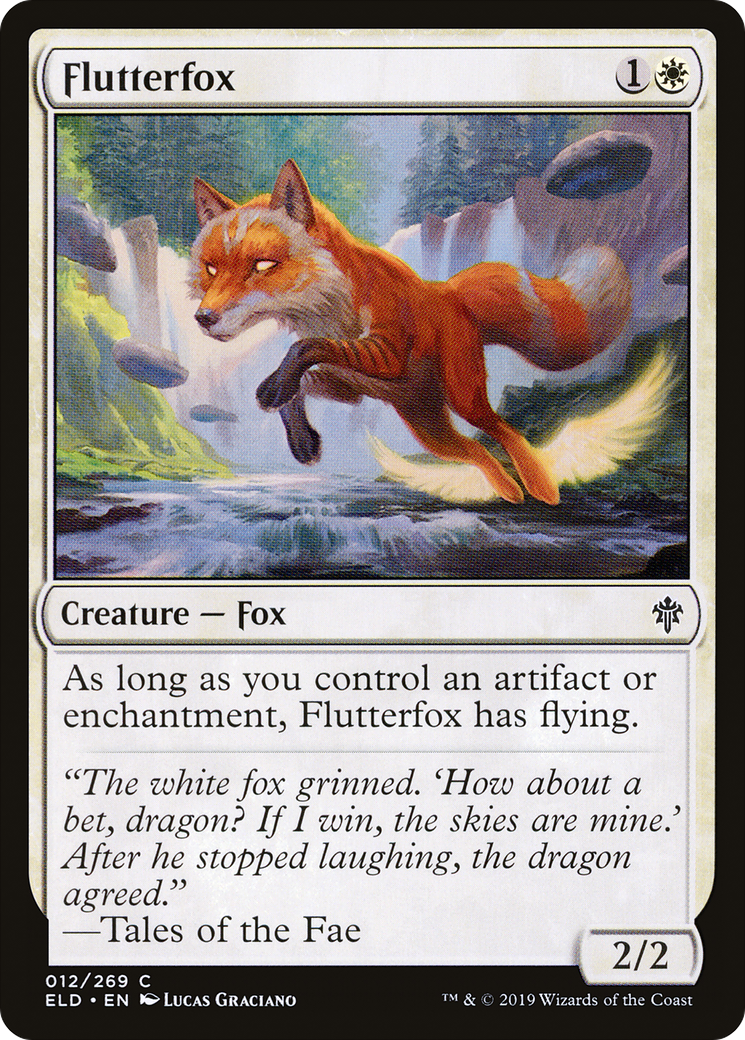 {C} Flutterfox [Throne of Eldraine][ELD 012]
