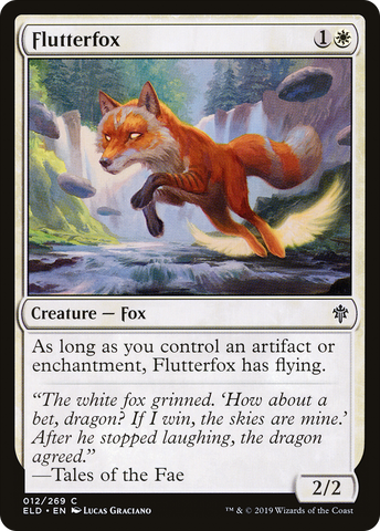 {C} Flutterfox [Throne of Eldraine][ELD 012]