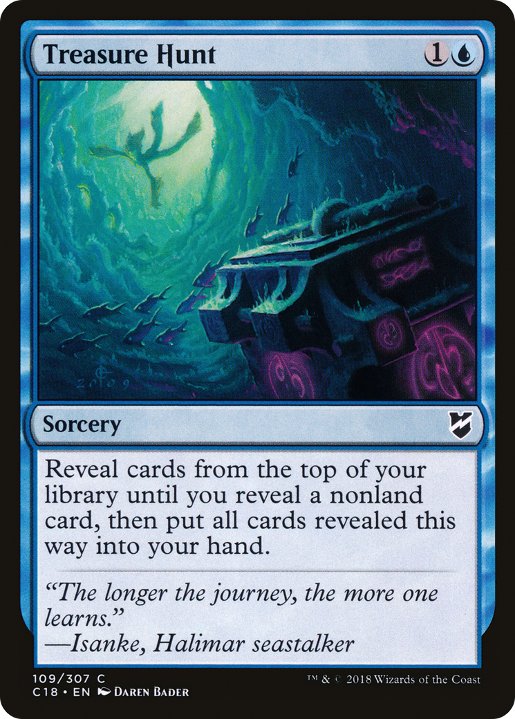 {C} Treasure Hunt [Commander 2018][C18 109]