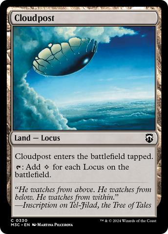 {C} Cloudpost (Ripple Foil) [Modern Horizons 3 Commander][RPF M3C 330]