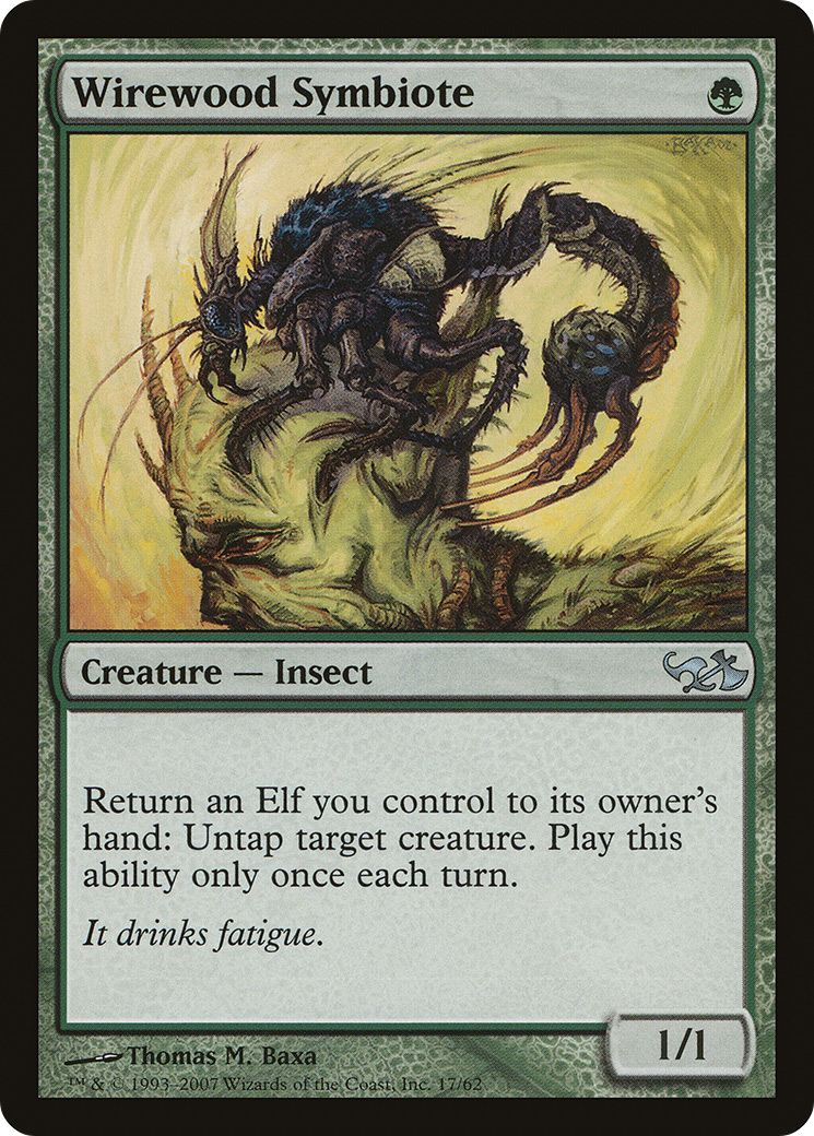Wirewood Symbiote (EVG-017) - Duel Decks: Elves vs. Goblins Foil