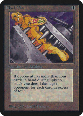 {C} Black Vise [Alpha Edition][LEA 233]