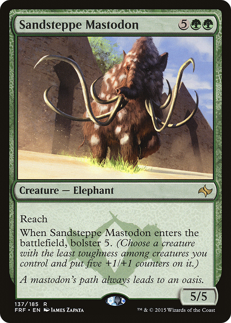 {R} Sandsteppe Mastodon [Fate Reforged][FRF 137]