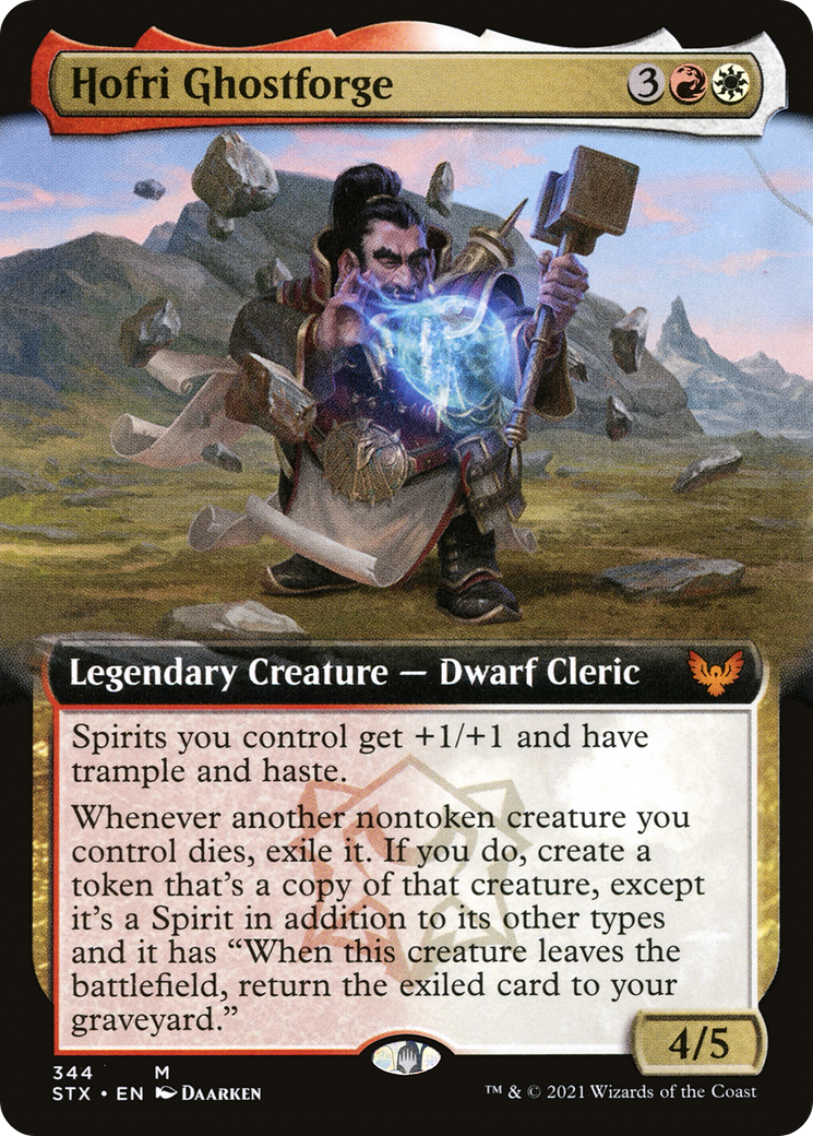{R} Hofri Ghostforge (Extended Art) [Strixhaven: School of Mages][STX 344]
