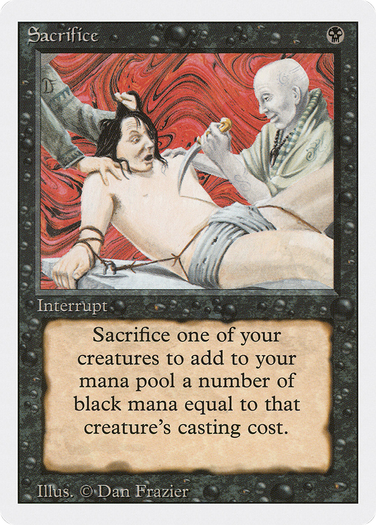 {C} Sacrifice [Revised Edition][3ED 126]