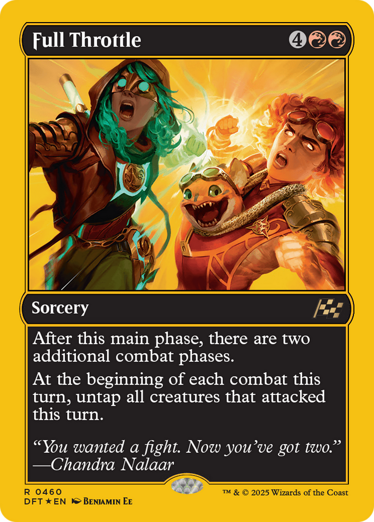 {@R} Full Throttle (First-Place Foil) [Aetherdrift][DFT 460]