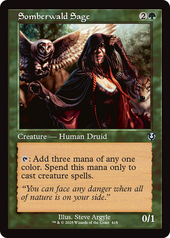 {C} Somberwald Sage (Retro Frame) [Innistrad Remastered][INR 418]