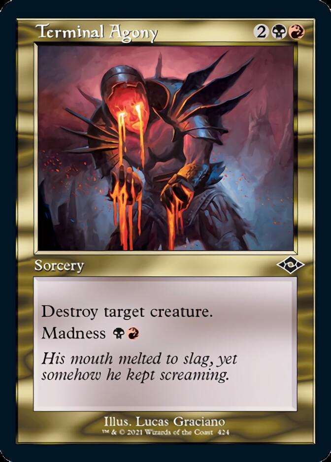 {C} Terminal Agony (Retro Foil Etched) [Modern Horizons 2][RF ET MH2 424]