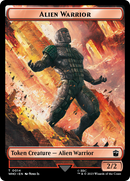 {T} Alien Warrior // Treasure (0030) Double-Sided Token [Doctor Who Tokens][TWHO 14//30]