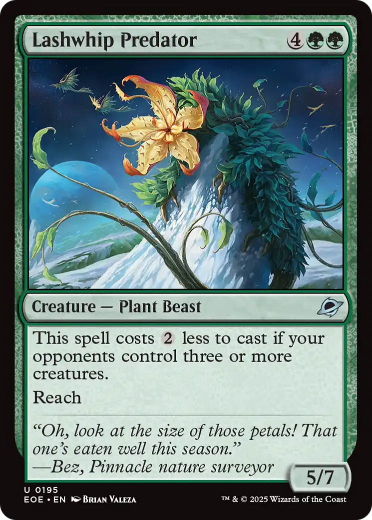 {@@ EOE C} Lashwhip Predator [Edge of Eternities][EOE 195]