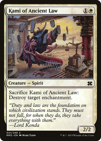 {C} Kami of Ancient Law [Modern Masters 2015][MM2 021]