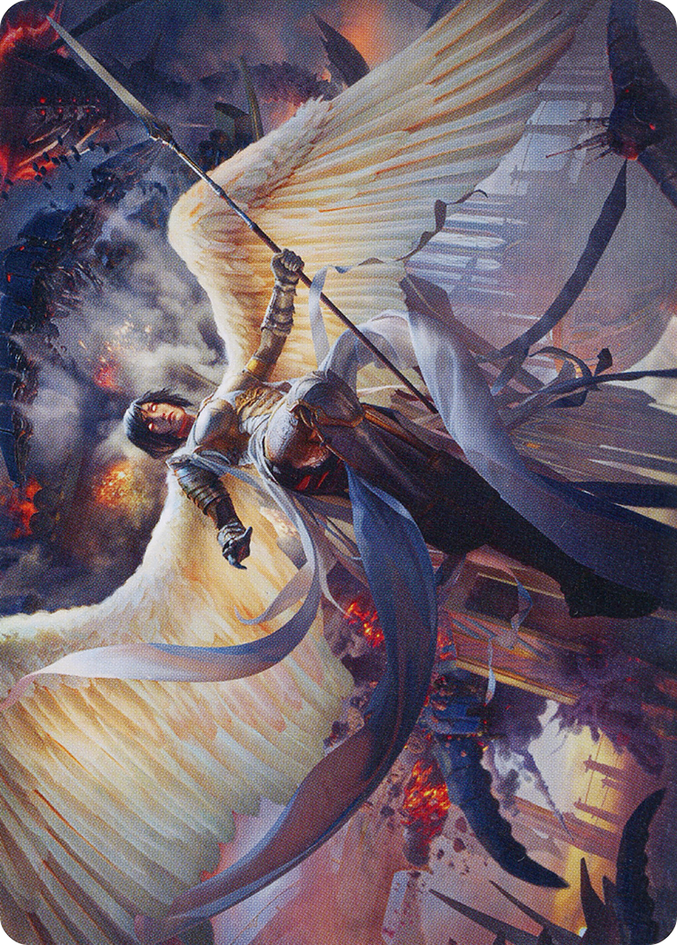 {A} Serra Faithkeeper Art Card [March of the Machine Art Series][AMOM 007]