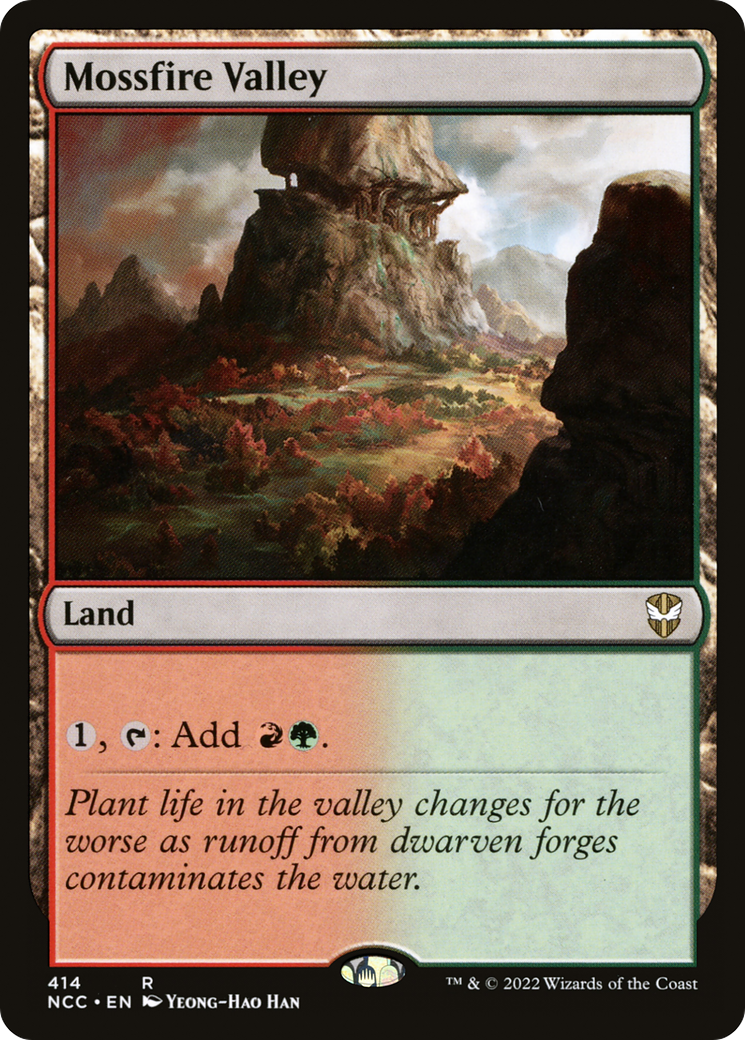 {R} Mossfire Valley [Streets of New Capenna Commander][NCC 414]