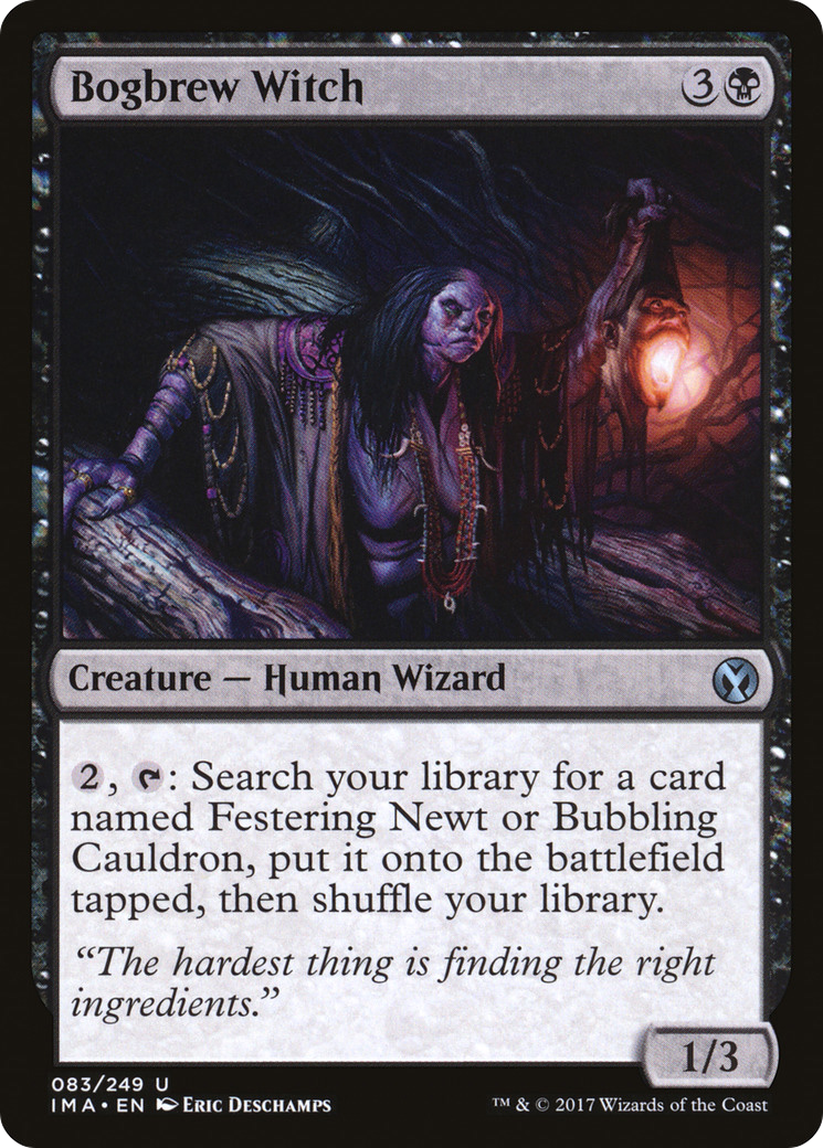 {C} Bogbrew Witch [Iconic Masters][IMA 083]