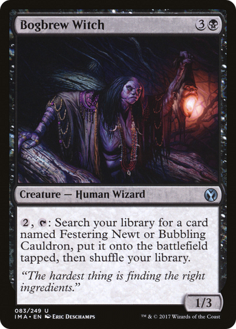 {C} Bogbrew Witch [Iconic Masters][IMA 083]