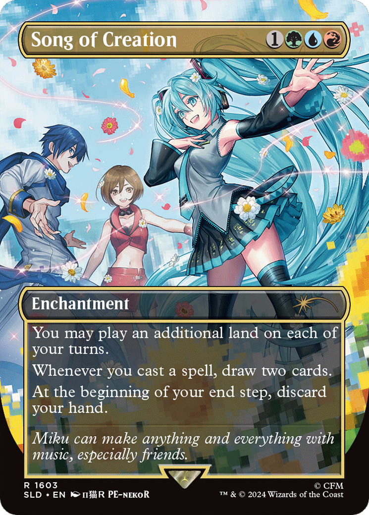 Song of Creation [SLD-1603]  (Borderless) Foil