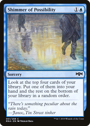{C} Shimmer of Possibility [Ravnica Allegiance][RNA 051]