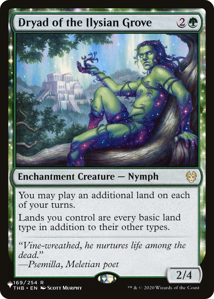 {@@LIST} Dryad of the Ilysian Grove [LIST 169/254] : (enchantment)