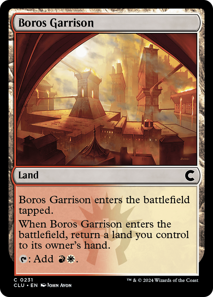 {C} Boros Garrison [Ravnica: Clue Edition][CLU 231]