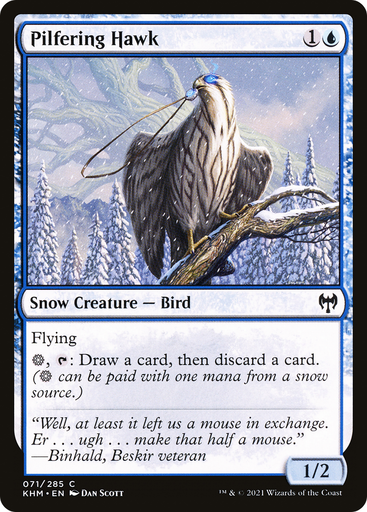 {C} Pilfering Hawk [Kaldheim][KHM 071]