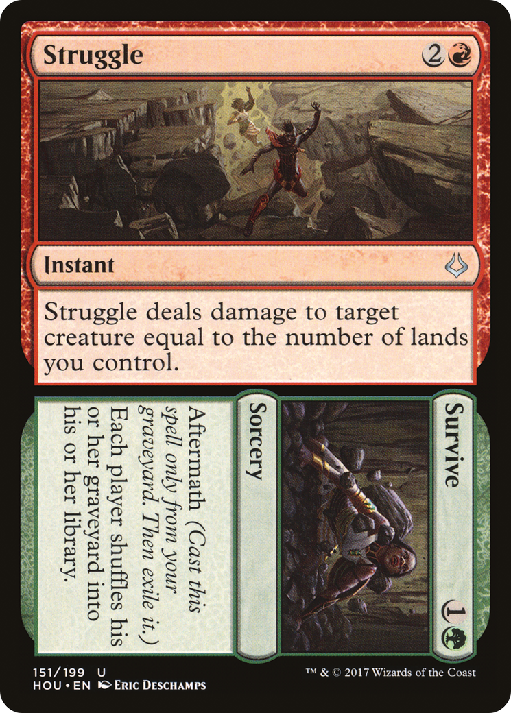 {C} Struggle // Survive [Hour of Devastation][HOU 151]