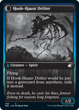 {C} Baithook Angler // Hook-Haunt Drifter [Innistrad: Double Feature][DBL 042]