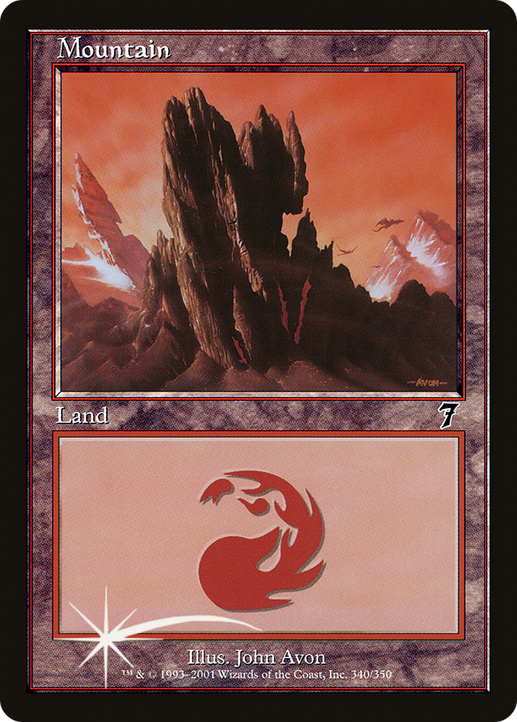 {B}[7ED 340] Mountain (340) [Seventh Edition]