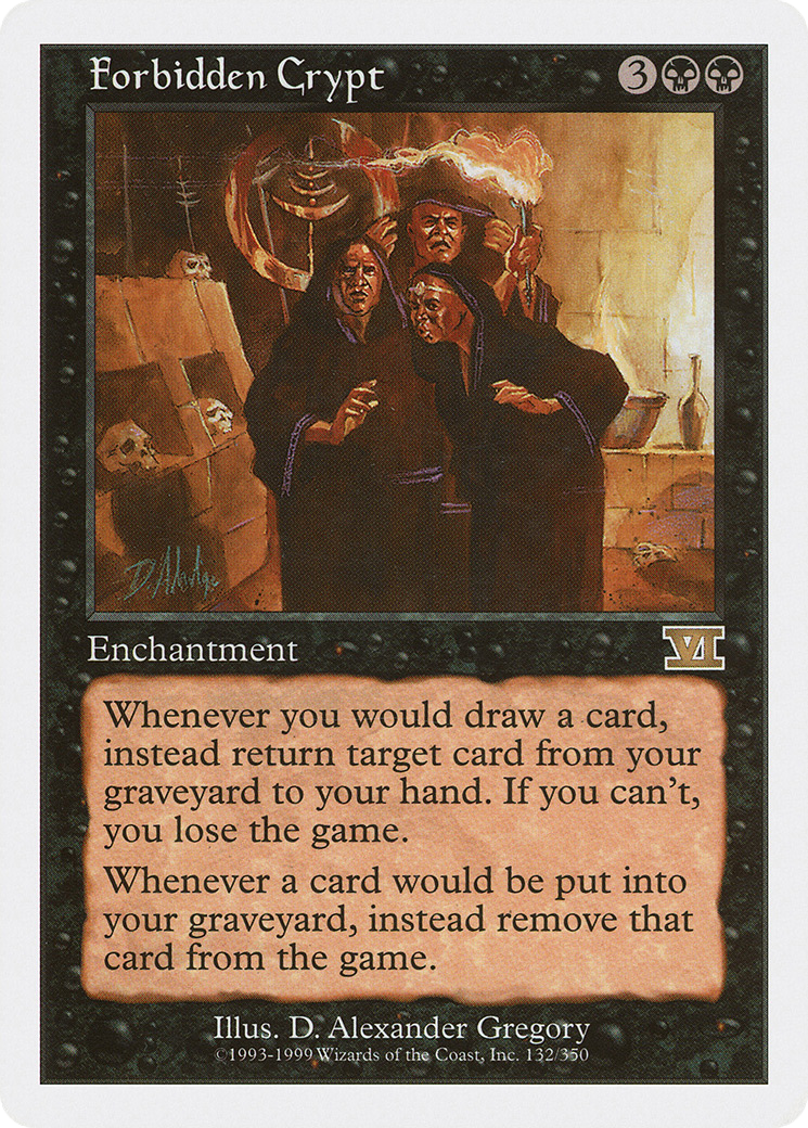 {R} Forbidden Crypt [Classic Sixth Edition][6ED 132]