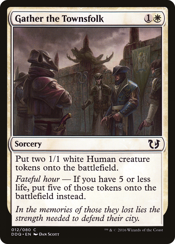 {C} Gather the Townsfolk [Duel Decks: Blessed vs. Cursed][DDQ 012]