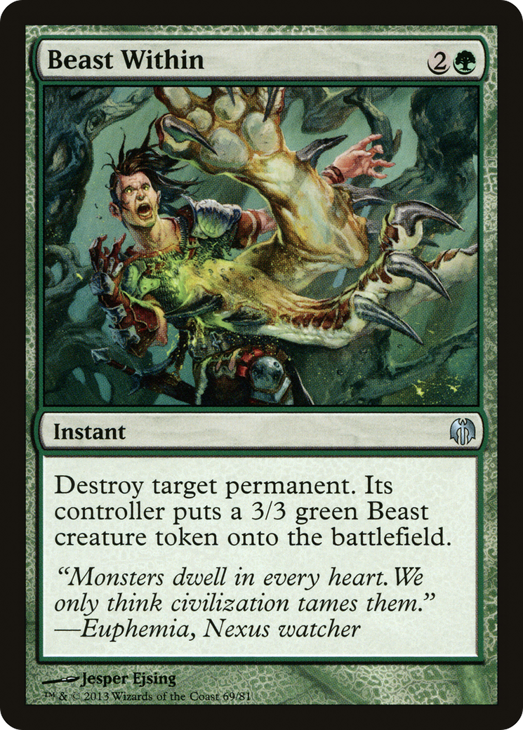 {C} Beast Within [Duel Decks: Heroes vs. Monsters][DDL 069]