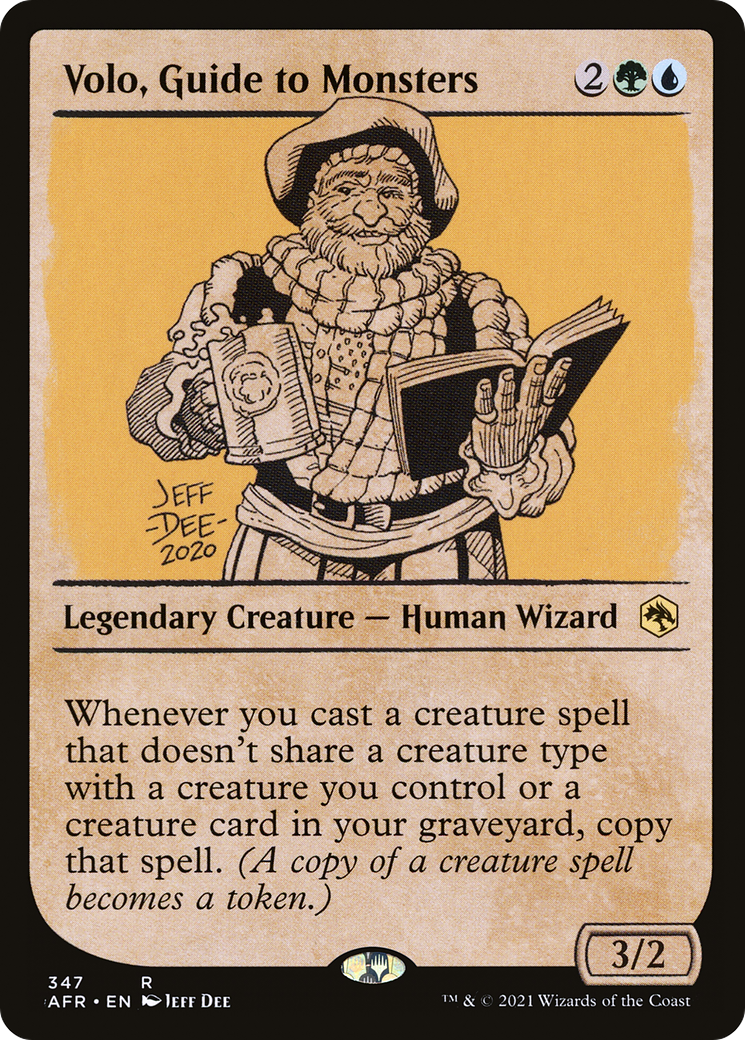{R} Volo, Guide to Monsters (Showcase) [Dungeons & Dragons: Adventures in the Forgotten Realms][AFR 347]