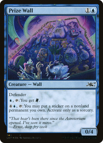 {C} Prize Wall (Galaxy Foil) [Unfinity][UNF 343]