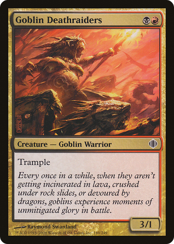 {C} Goblin Deathraiders [Shards of Alara][ALA 169]