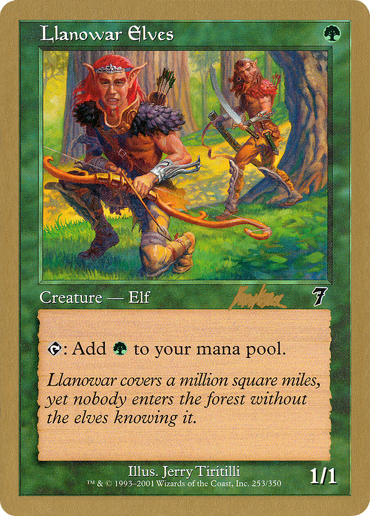 {C} Llanowar Elves (Brian Kibler) [World Championship Decks 2002][GB WC02 BK253]