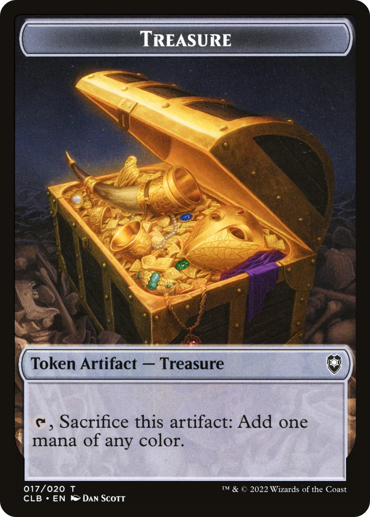 {T} Treasure Token [Commander Legends: Battle for Baldur's Gate Tokens][TCLB 017]