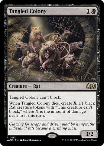 {@R} Tangled Colony [Wilds of Eldraine][WOE 113]