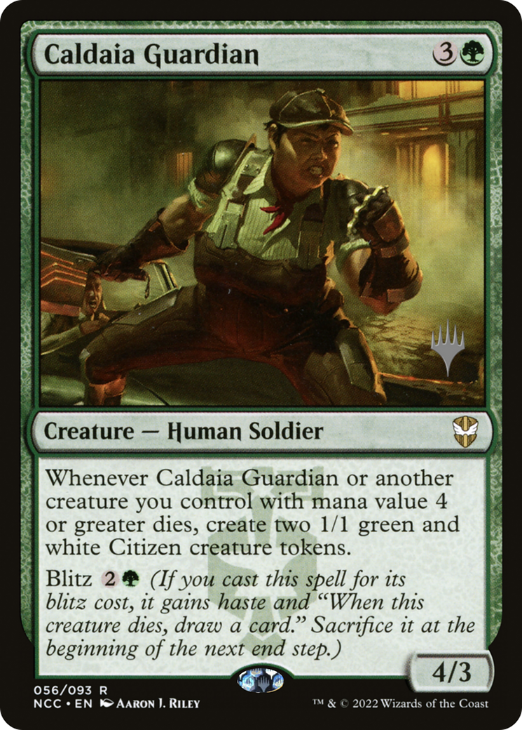 {R} Caldaia Guardian (Promo Pack) [Streets of New Capenna Commander Promos][PP NCC 056]