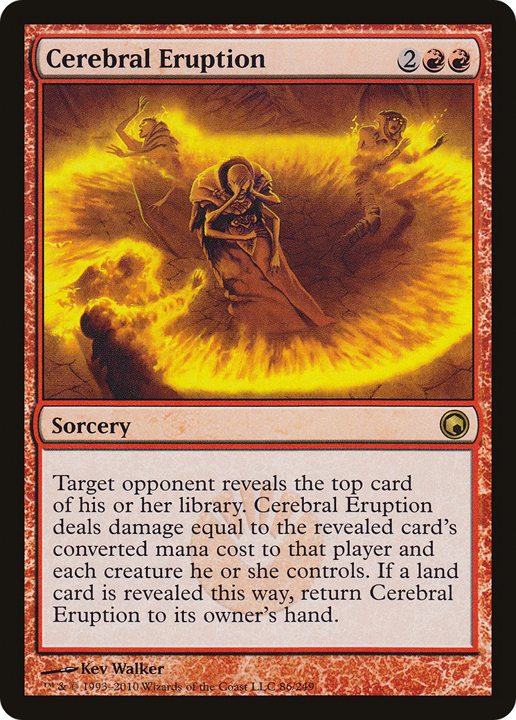 {R} Cerebral Eruption [Scars of Mirrodin][SOM 086]