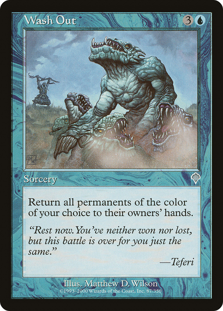 {C} Wash Out [Invasion][INV 087] - Misty Mountain Games