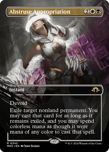 {R} Abstruse Appropriation (Borderless) [Modern Horizons 3][MH3 342]